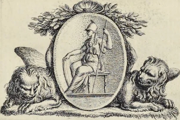 An illustration from Le gemme antiche di Anton-Maria Zanetti di Girolamo, 1750, leaf 8