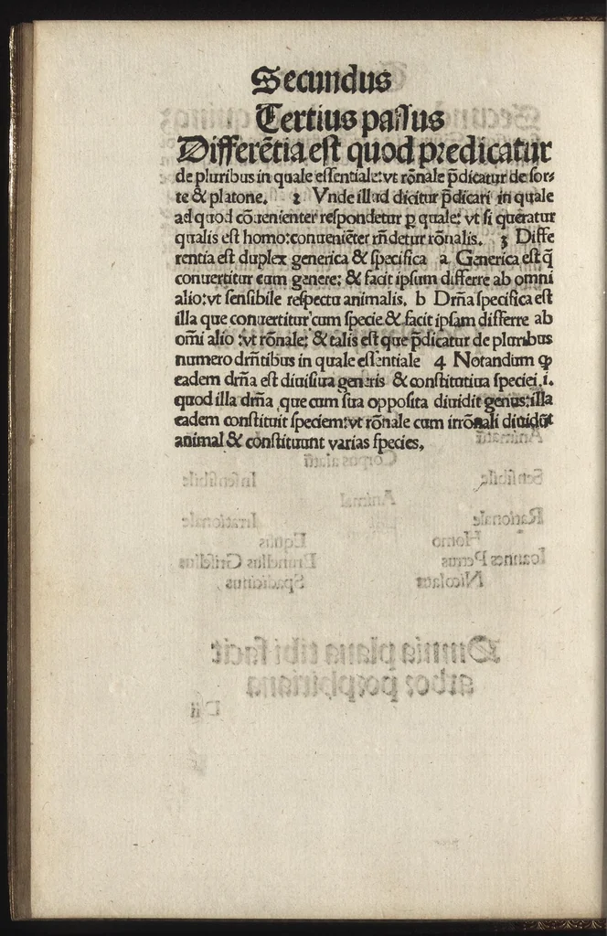 An illustration from Logica memoratiua : chartiludiũ logice, siue, totius dialectice memoria : & nouus Petri Hyspani textus emendatus : cum iucundo pictasmatis exercitio, 1509, leaf 59