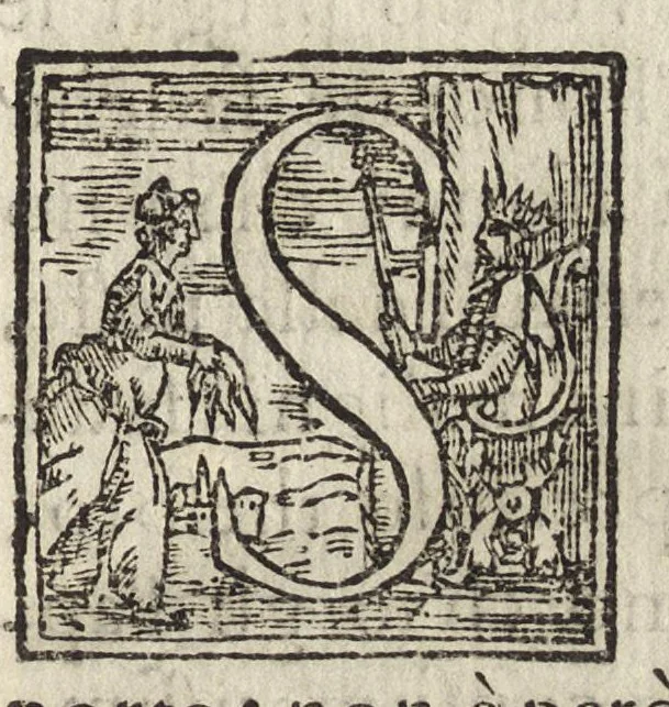 An illustration from Historia dell'origine et svccessione dell'illvstrissima famiglia Malaspina, 1585, leaf 6