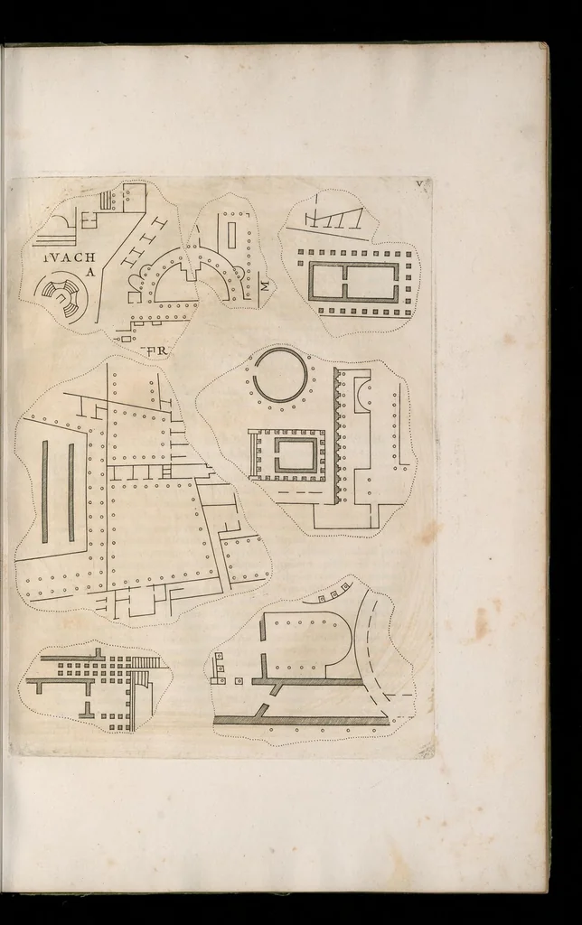 An illustration from Fragmenta vestigii veteris Romae ex lapidibus Farnesianis, 1673, leaf 28