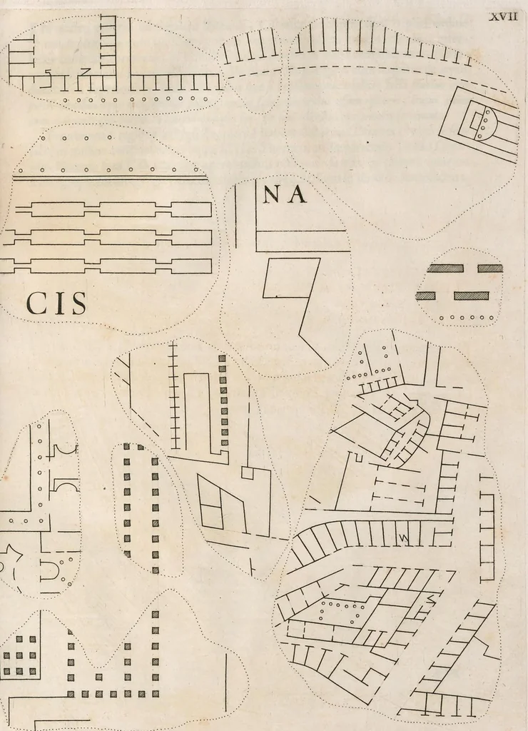 An illustration from Fragmenta vestigii veteris Romae ex lapidibus Farnesianis, 1673, leaf 78