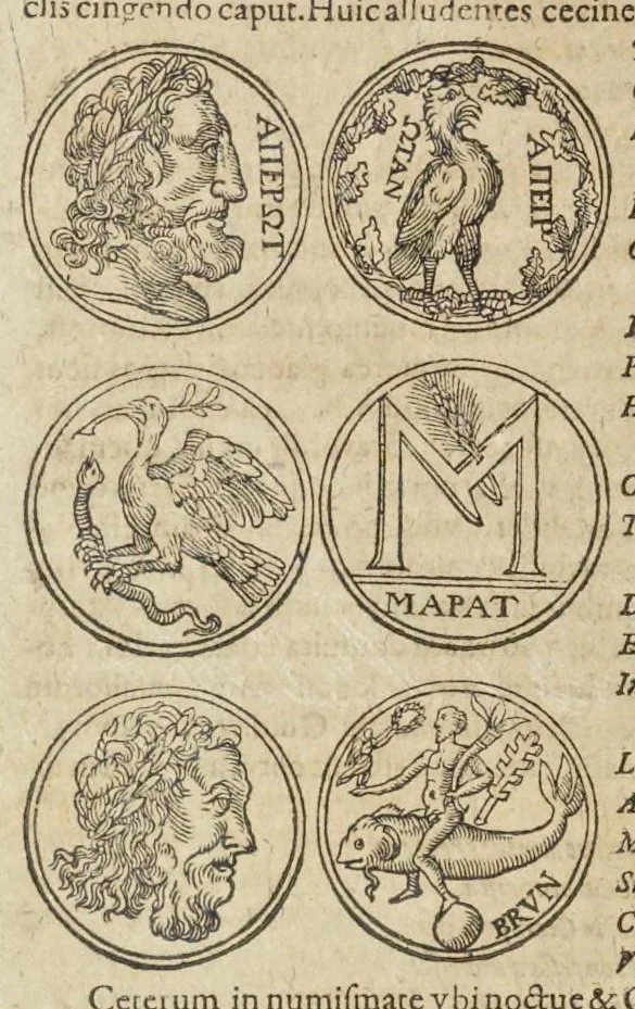 An illustration from Historicarum commemorationum rerum Graecarum libri duo : in quibus tam Helladis quam Peloponnesi, quae in lucem antea non venerunt, explicantur, 1605, leaf 107