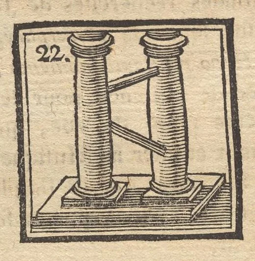 An illustration from Supplément a La magie blanche dévoilée : contenant l'explication de plusieurs tours nouveaux, joués depuis peu à Londres : avec des éclaircissemens sur les artifices des joueurs de profession, les cadrans sympathiques, le mouvement perpétuel, les chevaux savans, les poupées parlantes, les automates dansans, les ventriloques, les sabots élastiques, &c. &c., 1792, leaf 155
