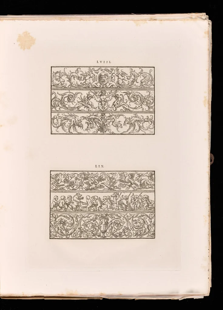An illustration from Livres à dentelles, 1887, leaf 38