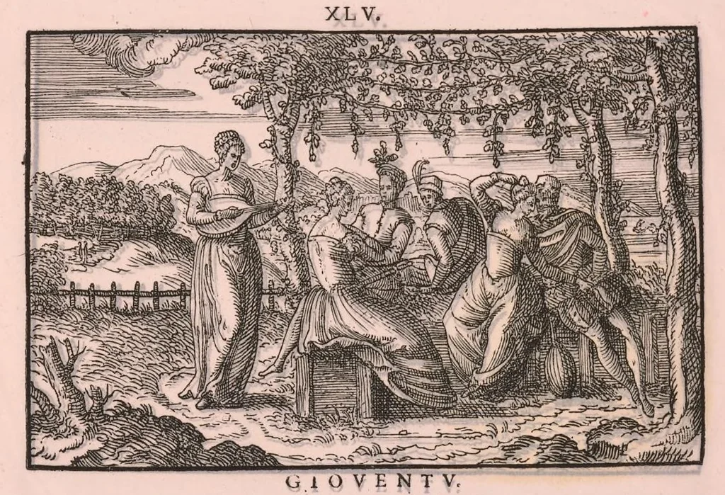 An illustration from Livres à dentelles, 1887, leaf 8