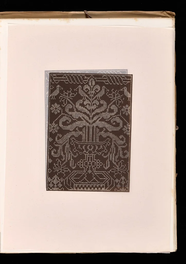 An illustration from Livres à dentelles, 1887, leaf 20