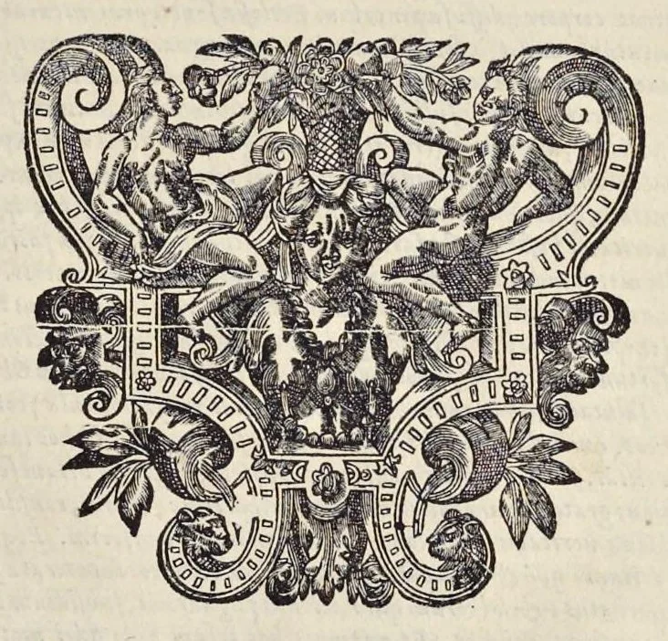 An illustration from Beati Lanfranci Cantuariensis Archiepiscopi, et Angliae Primatis, Ordinis S. Benedicti, Opera omnia quae reperiri potuerunt, 1648, leaf 296