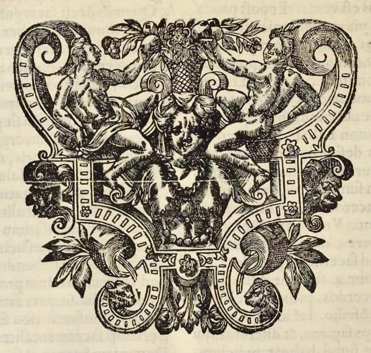 An illustration from Beati Lanfranci Cantuariensis Archiepiscopi, et Angliae Primatis, Ordinis S. Benedicti, Opera omnia quae reperiri potuerunt, 1648, leaf 453