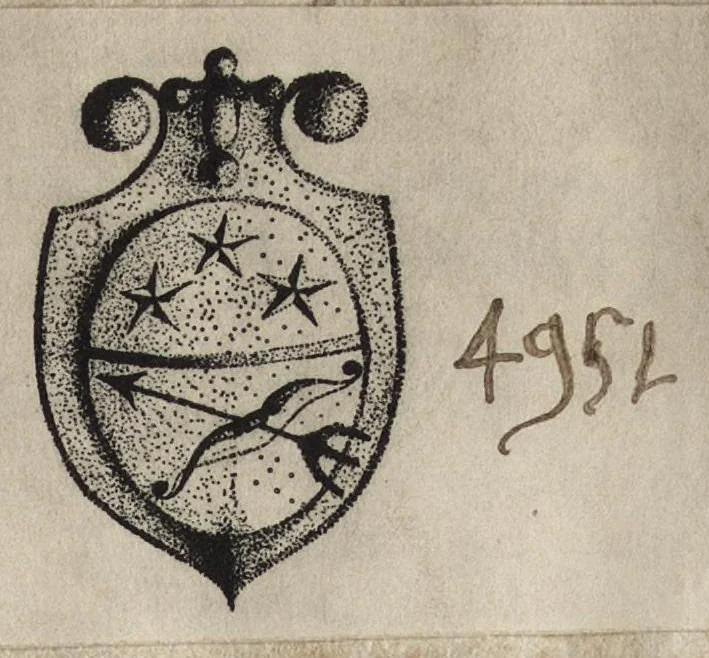 An illustration from La pompa fvnerale fatta dall ill.mo & r.mo s.r cardinale Montalto nella traportatione dell'ossa di Papa Sisto il Qvinto, 1591, leaf 4