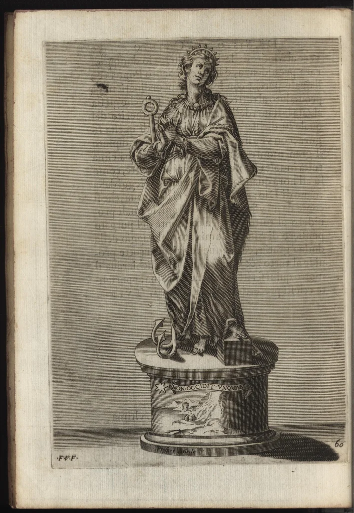 An illustration from La pompa fvnerale fatta dall ill.mo & r.mo s.r cardinale Montalto nella traportatione dell'ossa di Papa Sisto il Qvinto, 1591, leaf 65