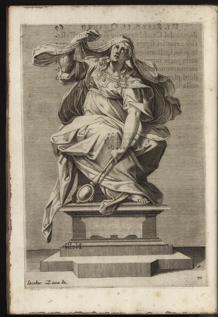 An illustration from La pompa fvnerale fatta dall ill.mo & r.mo s.r cardinale Montalto nella traportatione dell'ossa di Papa Sisto il Qvinto, 1591, leaf 75