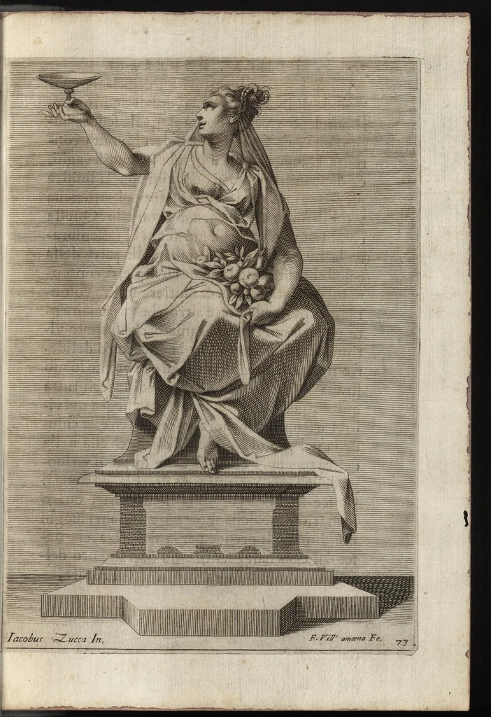 An illustration from La pompa fvnerale fatta dall ill.mo & r.mo s.r cardinale Montalto nella traportatione dell'ossa di Papa Sisto il Qvinto, 1591, leaf 78