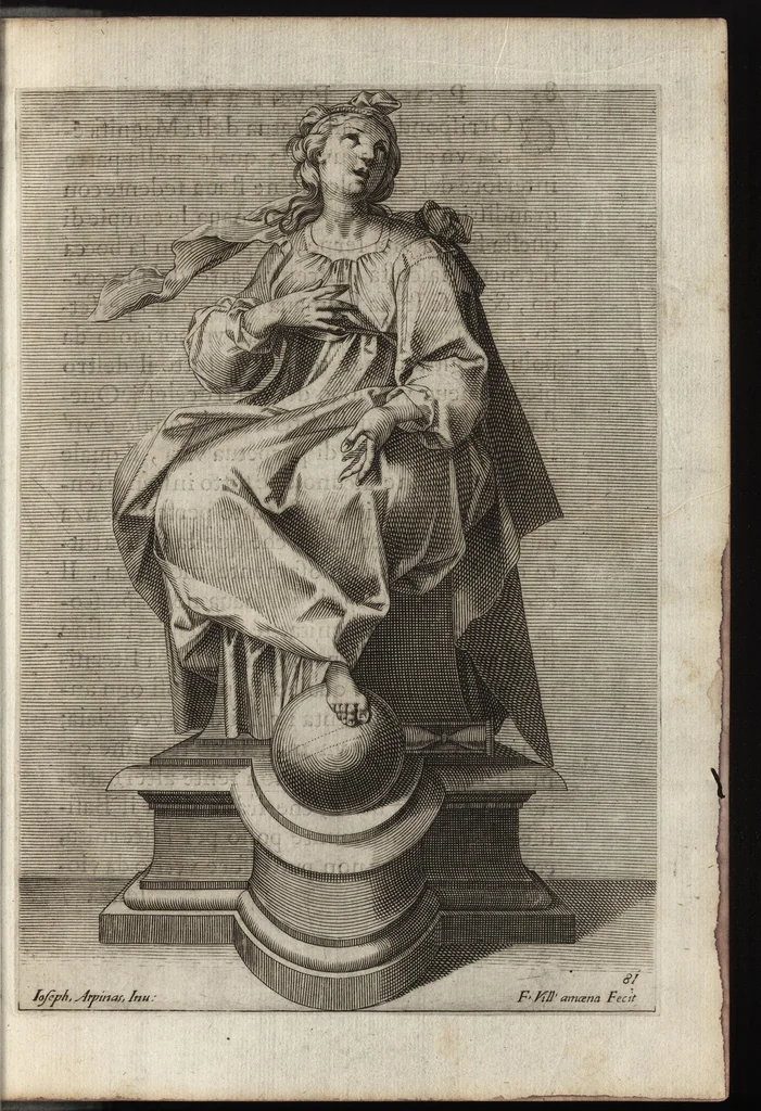 An illustration from La pompa fvnerale fatta dall ill.mo & r.mo s.r cardinale Montalto nella traportatione dell'ossa di Papa Sisto il Qvinto, 1591, leaf 86