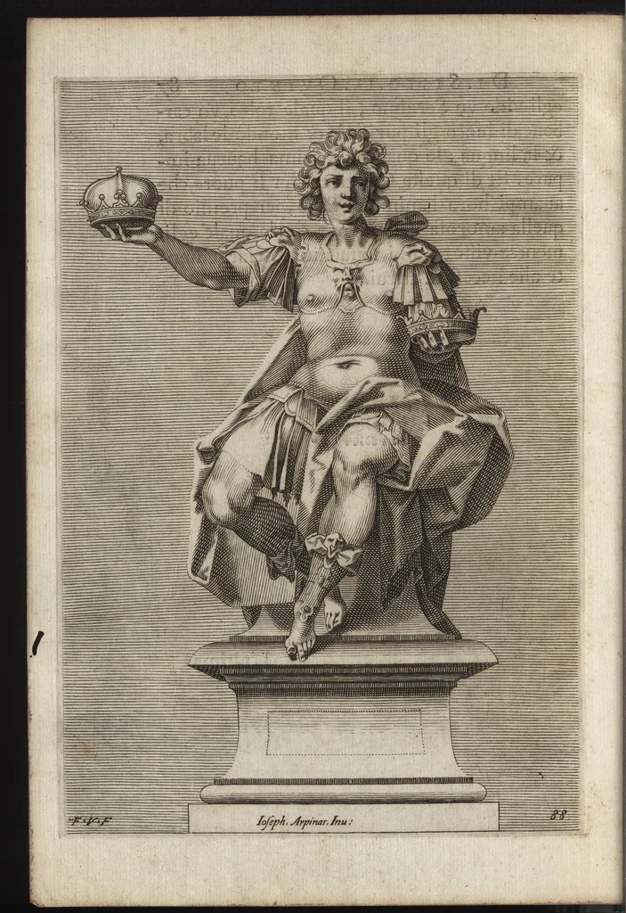 An illustration from La pompa fvnerale fatta dall ill.mo & r.mo s.r cardinale Montalto nella traportatione dell'ossa di Papa Sisto il Qvinto, 1591, leaf 93