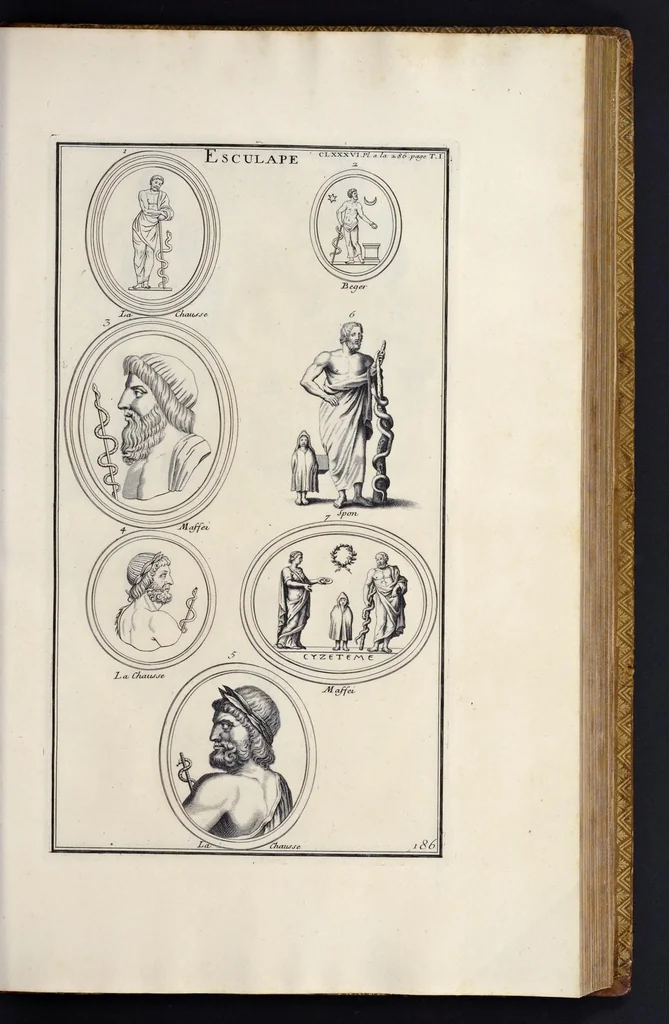 An illustration from L'antiquité expliquée et représentée en figures ..., 1719, leaf 242