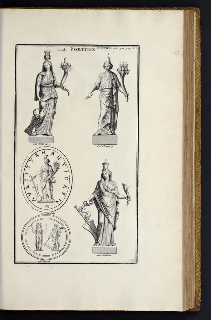An illustration from L'antiquité expliquée et représentée en figures ..., 1719, leaf 288