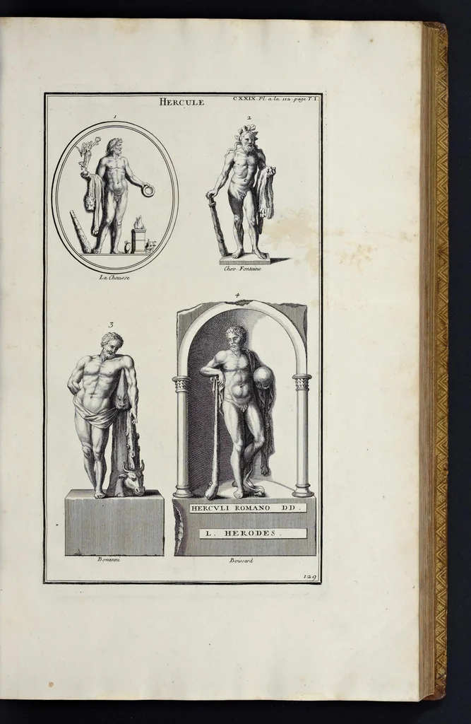 An illustration from L'antiquité expliquée et représentée en figures ..., 1719, leaf 42