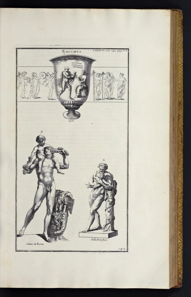 An illustration from L'antiquité expliquée et représentée en figures ..., 1719, leaf 92
