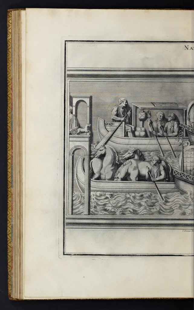 An illustration from L'antiquité expliquée et représentée en figures ..., 1719, leaf 143