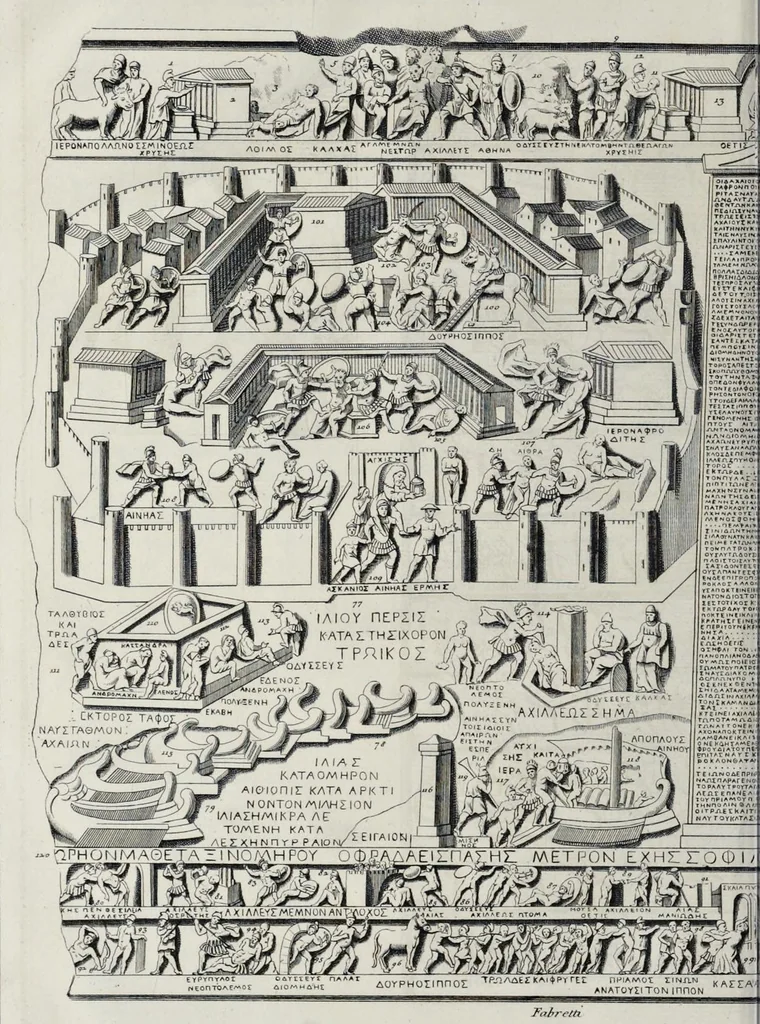An illustration from L'antiquité expliquée et représentée en figures ..., 1719, leaf 215