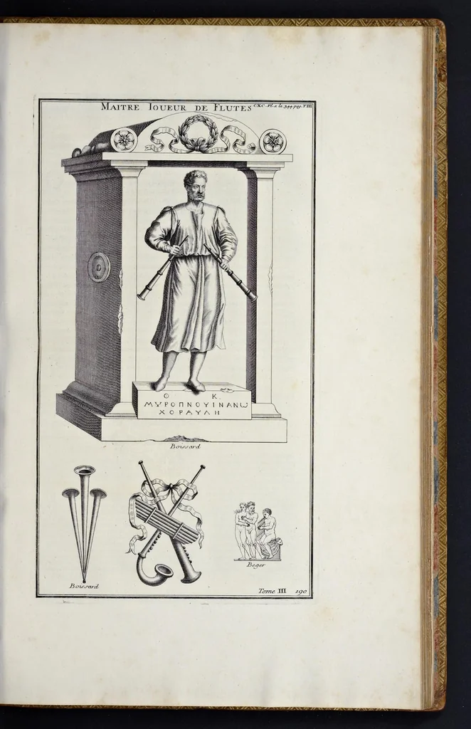 An illustration from L'antiquité expliquée et représentée en figures ..., 1719, leaf 322