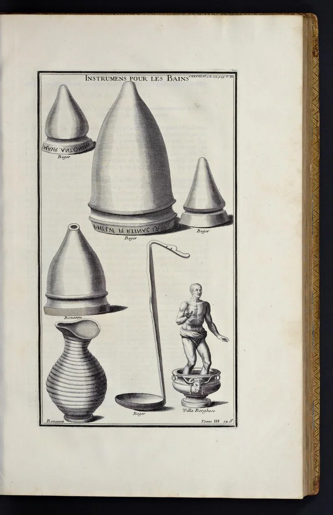 An illustration from L'antiquité expliquée et représentée en figures ..., 1719, leaf 40
