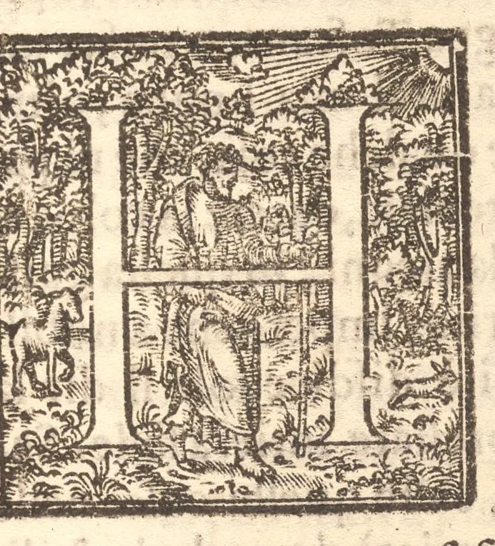 An illustration from L'antiqvita, sito, chiese, corpi santi, reliqvie et statve di Roma. Con l'origine e nobilta di Napoli, 1569, leaf 198
