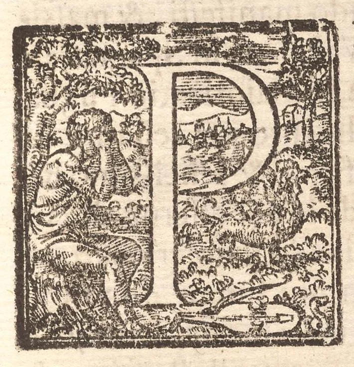 An illustration from L'antiqvita, sito, chiese, corpi santi, reliqvie et statve di Roma. Con l'origine e nobilta di Napoli, 1569, leaf 6