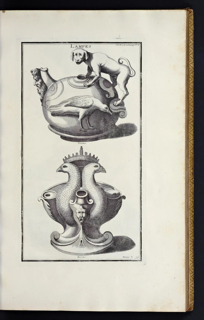 An illustration from L'antiquité expliquée et représentée en figures ..., 1719, leaf 88