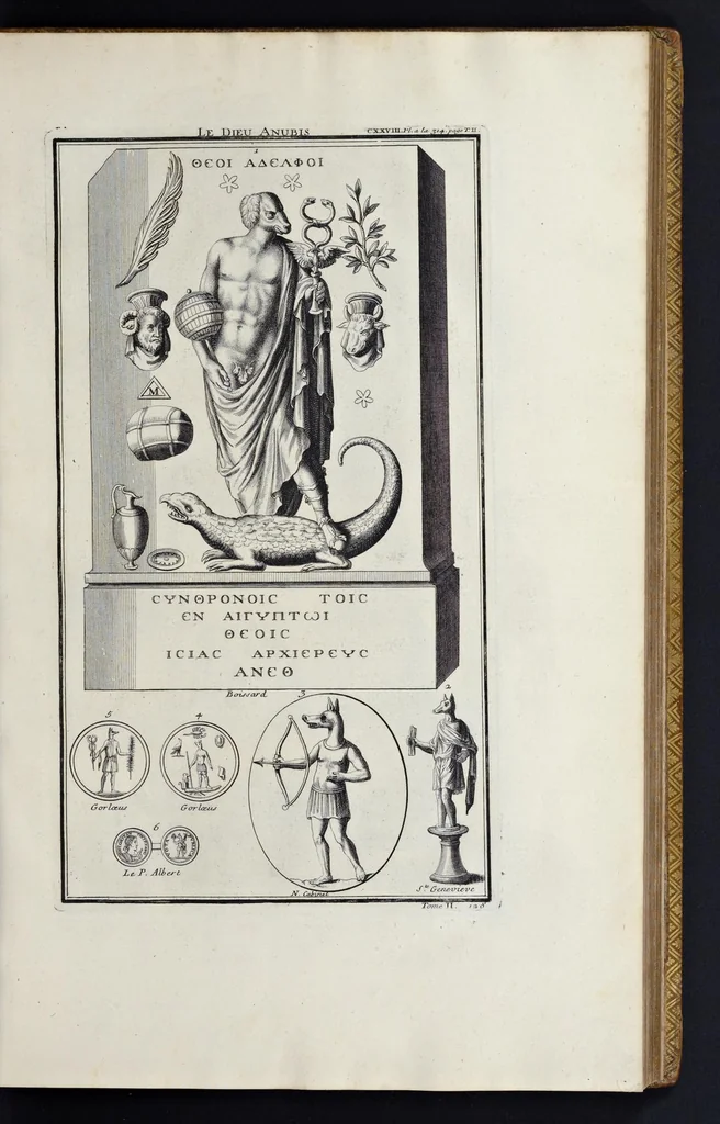 An illustration from L'antiquité expliquée et représentée en figures ..., 1719, leaf 106