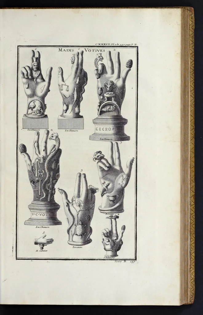 An illustration from L'antiquité expliquée et représentée en figures ..., 1719, leaf 146