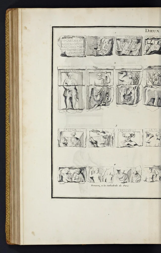 An illustration from L'antiquité expliquée et représentée en figures ..., 1719, leaf 357