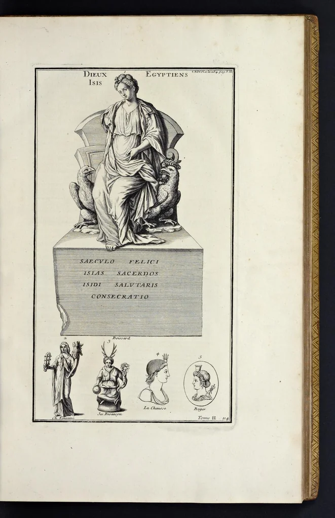 An illustration from L'antiquité expliquée et représentée en figures ..., 1719, leaf 46