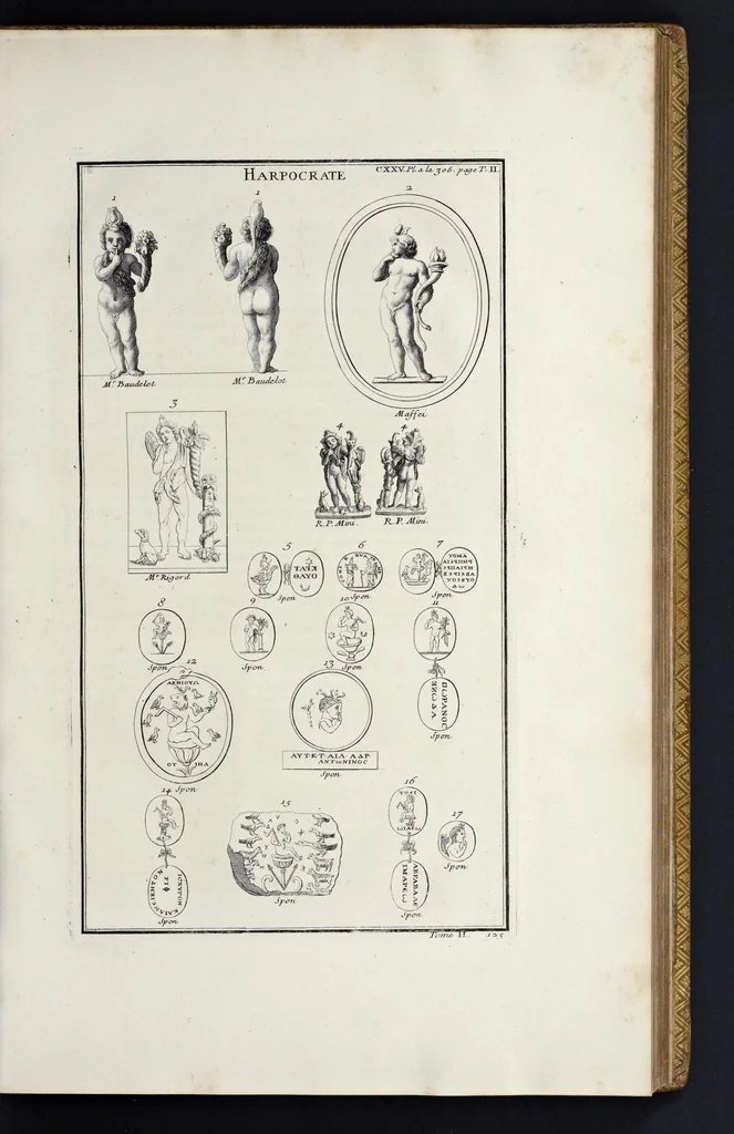 An illustration from L'antiquité expliquée et représentée en figures ..., 1719, leaf 92