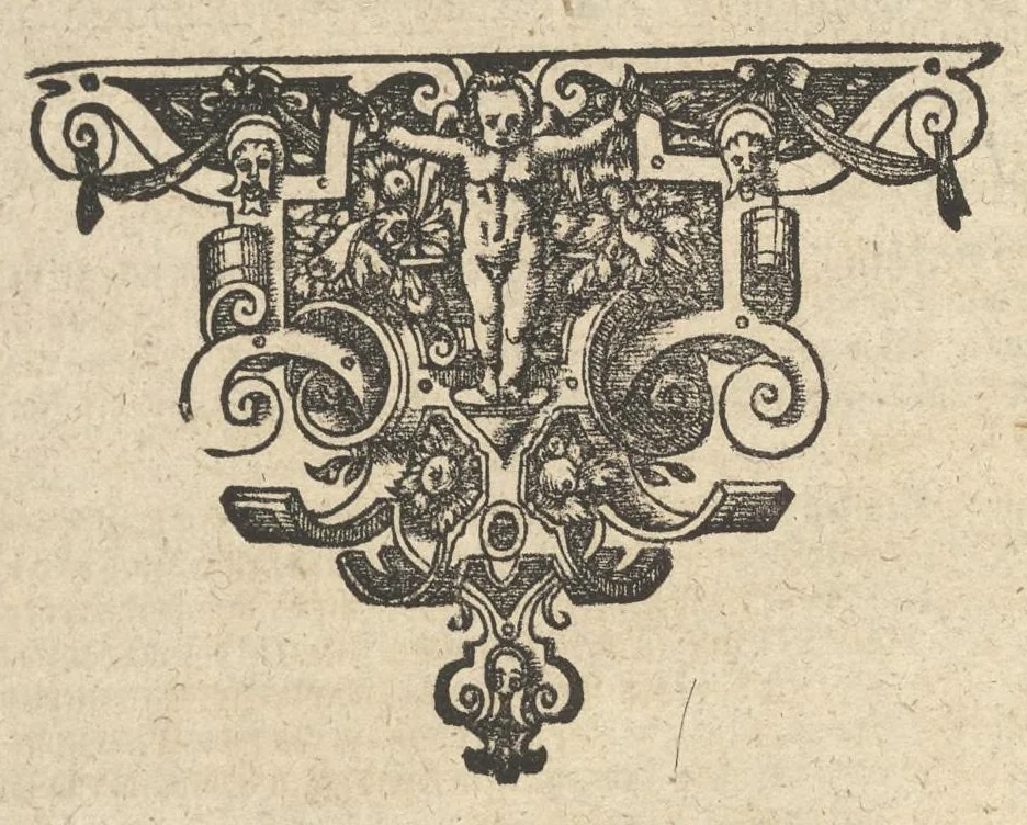 An illustration from Itinerarium Sacrae Scripturae, das ist, Ein Reisebuch uber die gantze heilige Schrifft in zwey Bücher getheilet : der erste Theil begreifft alle Reisen der lieben Patriarchen, Richter, Könige, Propheten, Fürsten, etc. nach deutschen Meilen ausgerechnet vnnd die Ländere Städte, Wasser, Berg vnd Thal, deren in heiliger Schrifft gedacht wird, nach aller Gelegenheit und Gestalt beschrieben ... der ander gehet auff das Newe Testament vnd zeiget an wie die Jungfraw Maria, Joseph, die Weisen aus Morgenland, der Herr Jesus Christus vnd die lieben Apostel gereiset haben ... : zuuor gemehret mit einem Büchlein De Monetis et Mensuris, darin alle Silbern vnd Goldmüntze, auch Korn vnd Weinmass, deren in heiliger Schrifft gedacht, nach Notturfft erkleret werden : jetzt aber auffs newe durch den Autoren selbst mit Fleiss vbersehen ... gemehret vnd gebessert, insonderheit aber mit einer feinen nützlichen Erklerung dess Buchs Josua, 1597, leaf 17