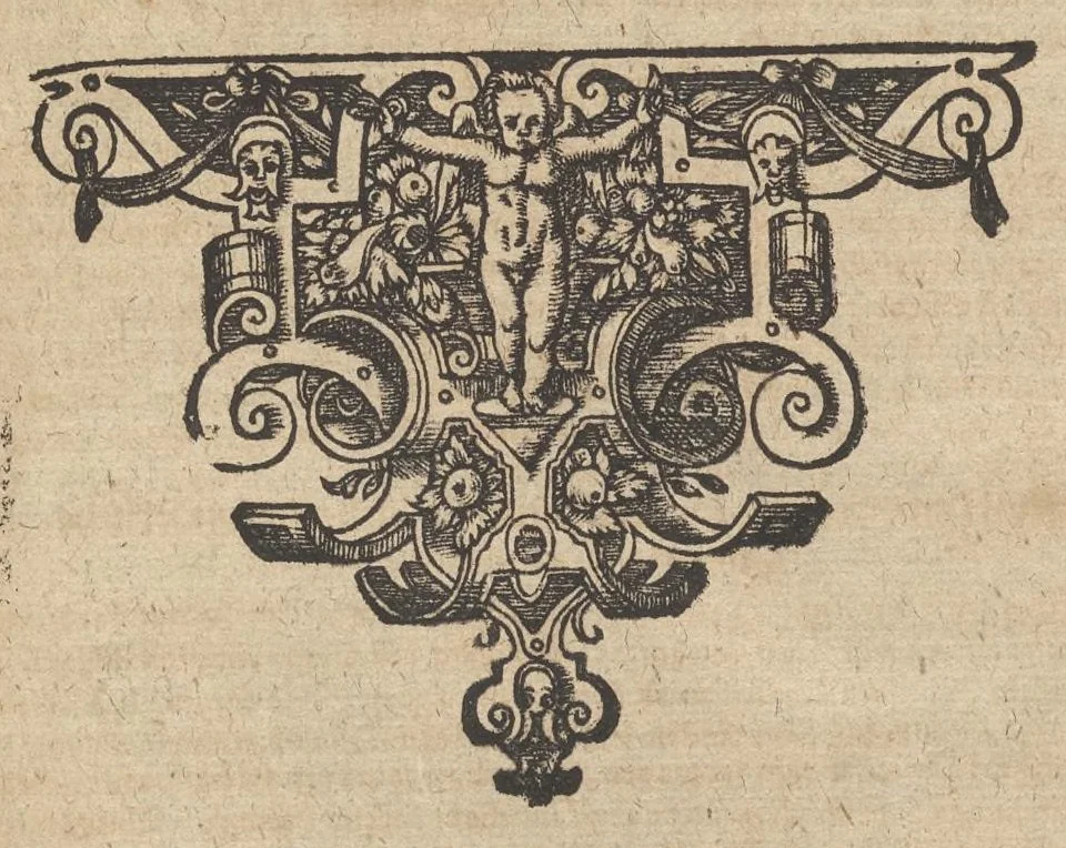 An illustration from Itinerarium Sacrae Scripturae, das ist, Ein Reisebuch uber die gantze heilige Schrifft in zwey Bücher getheilet : der erste Theil begreifft alle Reisen der lieben Patriarchen, Richter, Könige, Propheten, Fürsten, etc. nach deutschen Meilen ausgerechnet vnnd die Ländere Städte, Wasser, Berg vnd Thal, deren in heiliger Schrifft gedacht wird, nach aller Gelegenheit und Gestalt beschrieben ... der ander gehet auff das Newe Testament vnd zeiget an wie die Jungfraw Maria, Joseph, die Weisen aus Morgenland, der Herr Jesus Christus vnd die lieben Apostel gereiset haben ... : zuuor gemehret mit einem Büchlein De Monetis et Mensuris, darin alle Silbern vnd Goldmüntze, auch Korn vnd Weinmass, deren in heiliger Schrifft gedacht, nach Notturfft erkleret werden : jetzt aber auffs newe durch den Autoren selbst mit Fleiss vbersehen ... gemehret vnd gebessert, insonderheit aber mit einer feinen nützlichen Erklerung dess Buchs Josua, 1597, leaf 418