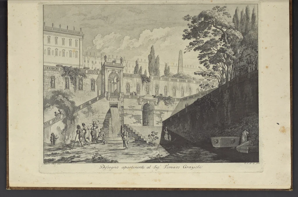 An illustration from Raccolta di disegni originali di Mauro Tesi : estratti da diverse collezioni, 1787, leaf 104