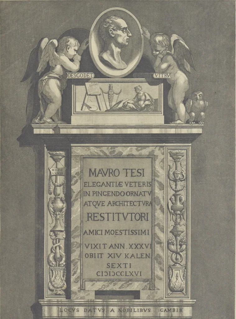 An illustration from Raccolta di disegni originali di Mauro Tesi : estratti da diverse collezioni, 1787, leaf 106