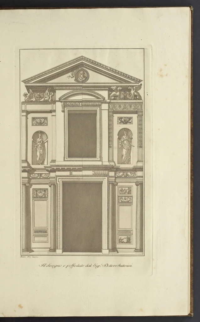 An illustration from Raccolta di disegni originali di Mauro Tesi : estratti da diverse collezioni, 1787, leaf 28