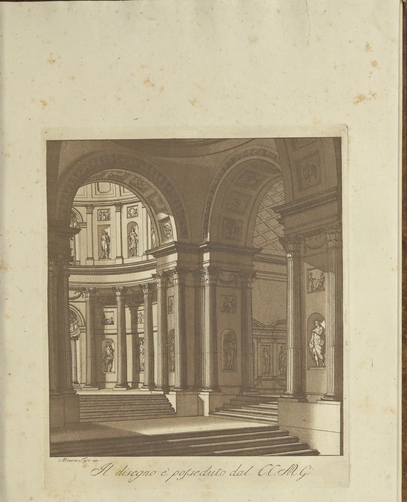An illustration from Raccolta di disegni originali di Mauro Tesi : estratti da diverse collezioni, 1787, leaf 38