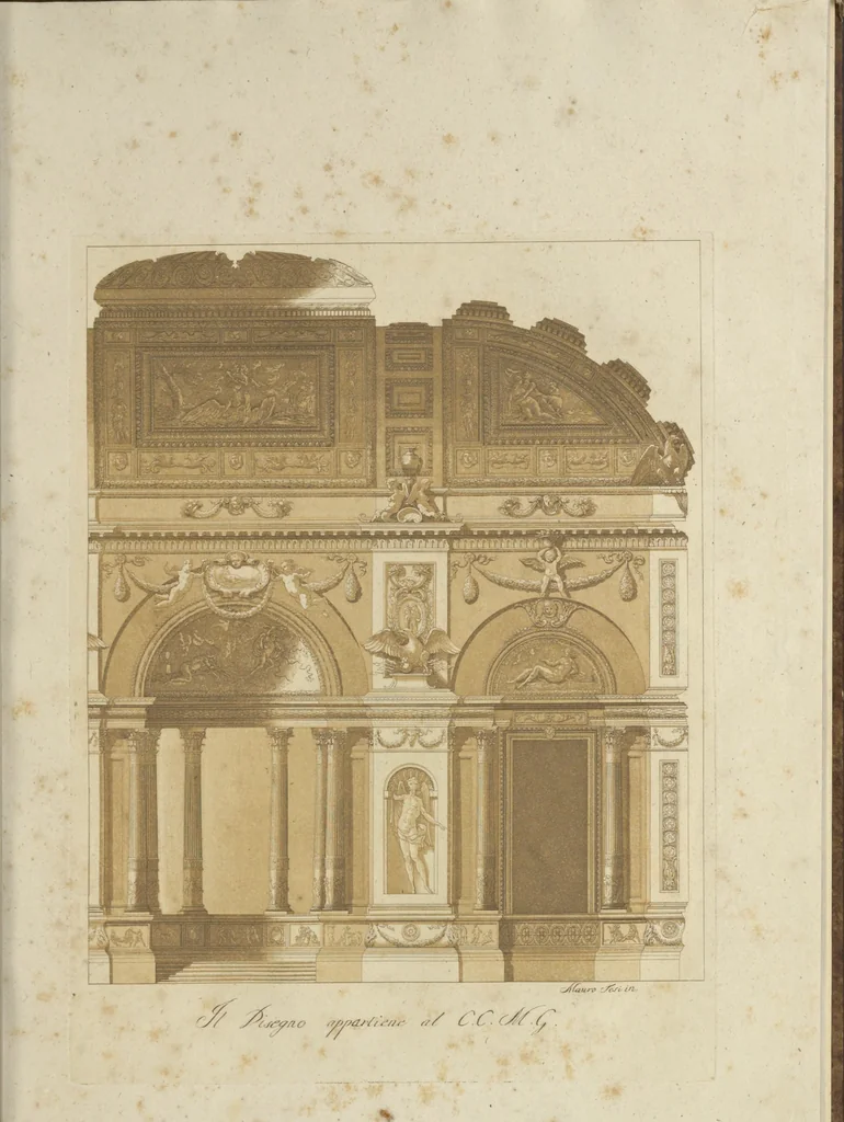 An illustration from Raccolta di disegni originali di Mauro Tesi : estratti da diverse collezioni, 1787, leaf 44