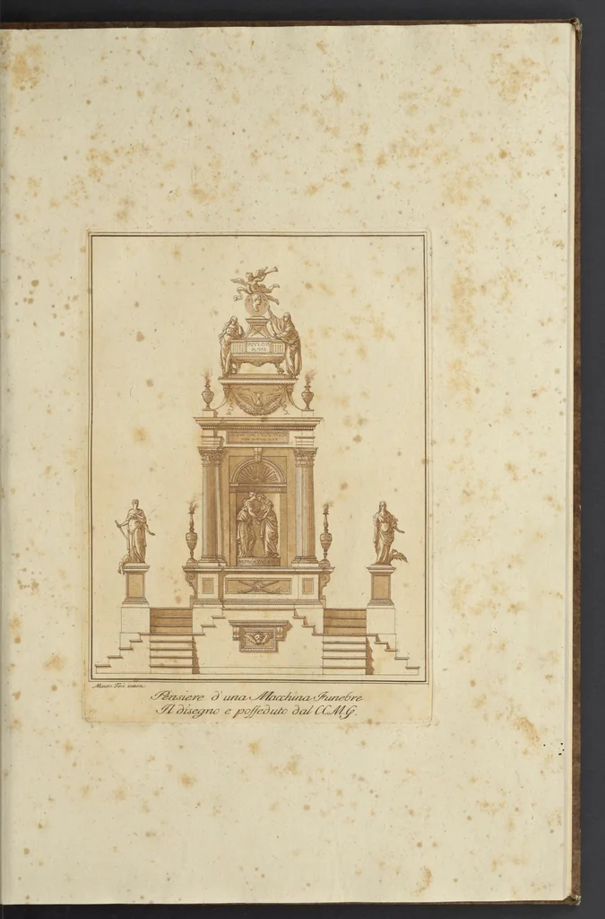An illustration from Raccolta di disegni originali di Mauro Tesi : estratti da diverse collezioni, 1787, leaf 54