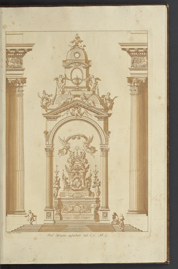 An illustration from Raccolta di disegni originali di Mauro Tesi : estratti da diverse collezioni, 1787, leaf 60