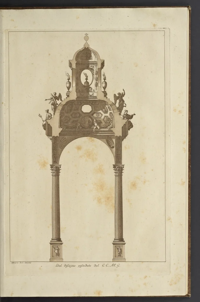An illustration from Raccolta di disegni originali di Mauro Tesi : estratti da diverse collezioni, 1787, leaf 62