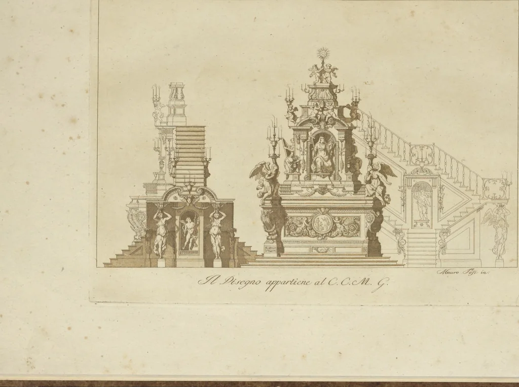 An illustration from Raccolta di disegni originali di Mauro Tesi : estratti da diverse collezioni, 1787, leaf 64