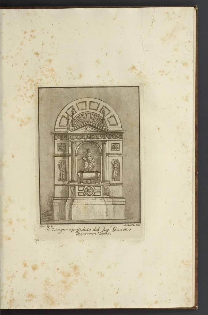 An illustration from Raccolta di disegni originali di Mauro Tesi : estratti da diverse collezioni, 1787, leaf 66