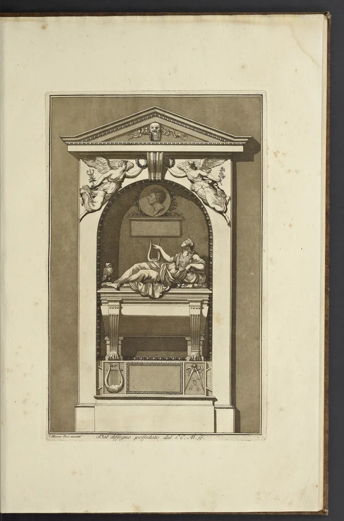 An illustration from Raccolta di disegni originali di Mauro Tesi : estratti da diverse collezioni, 1787, leaf 72