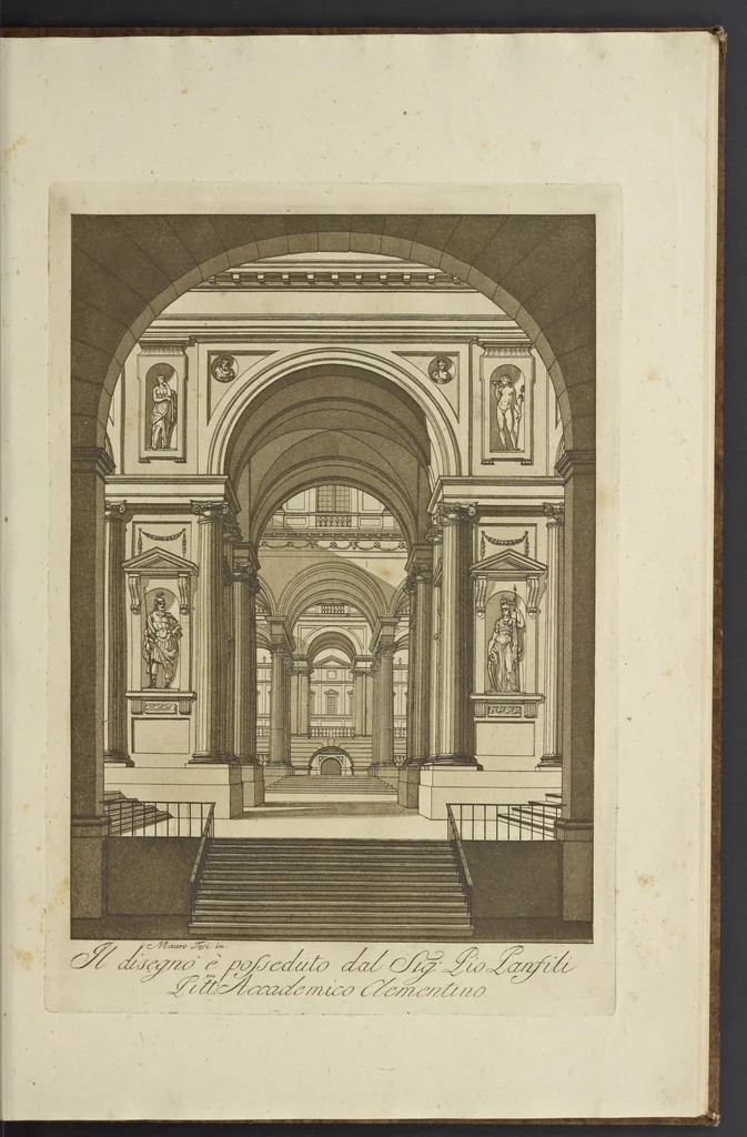 An illustration from Raccolta di disegni originali di Mauro Tesi : estratti da diverse collezioni, 1787, leaf 78