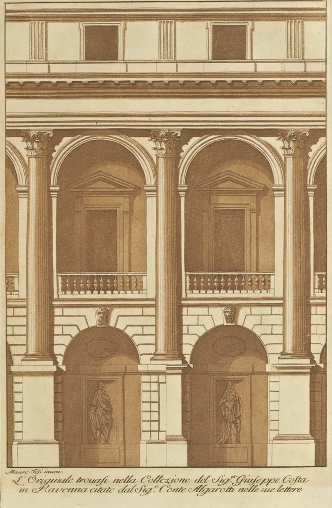 An illustration from Raccolta di disegni originali di Mauro Tesi : estratti da diverse collezioni, 1787, leaf 90
