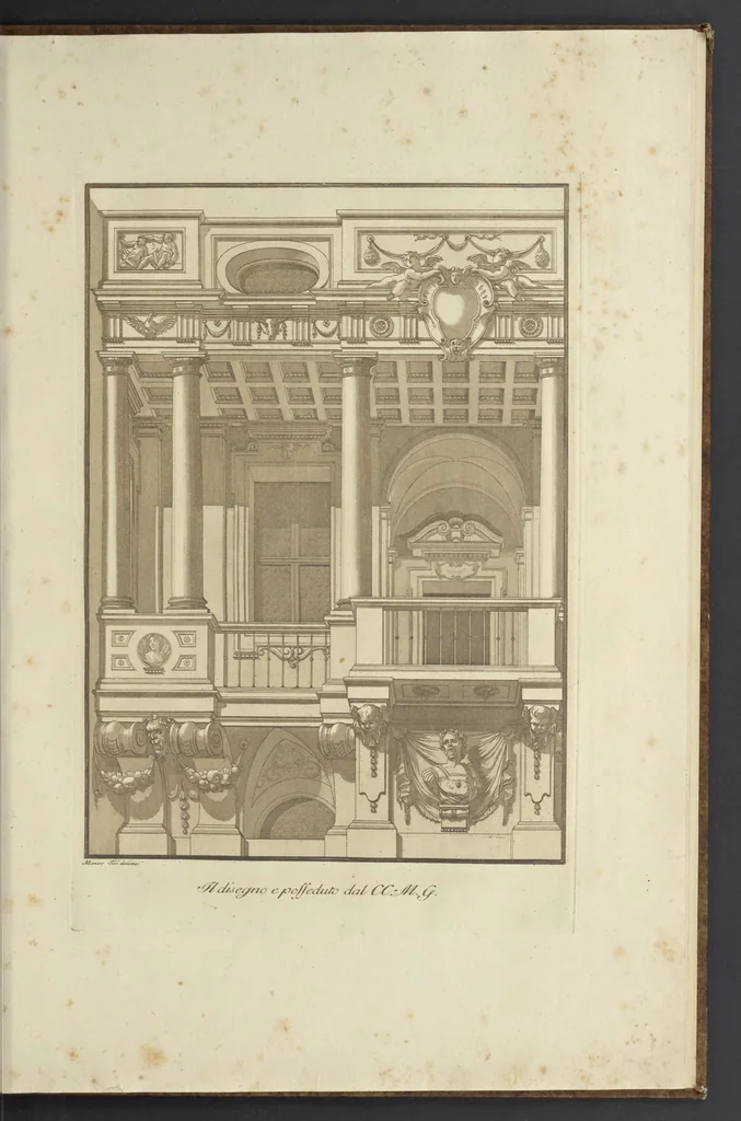 An illustration from Raccolta di disegni originali di Mauro Tesi : estratti da diverse collezioni, 1787, leaf 92